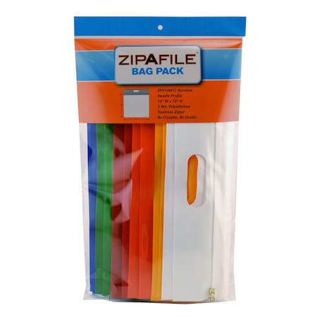 Bags Of Bags ZIPAFILE Storage Bags, PK12 ZFH14M12